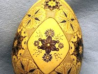WIP Ukrainian Easter Egg Batik Art Pysanky By So Jeo : pysanky pysanka ukrainian easter egg batik art sojeo flowers circles medallions rose pussy willows vines leaves